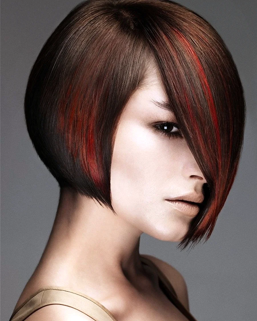 Колорирование волос на Боб каре