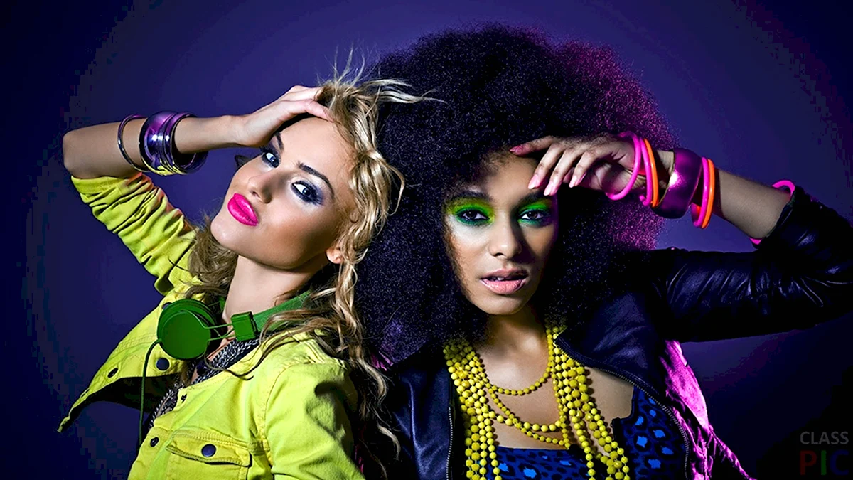 Диско макияж 80е