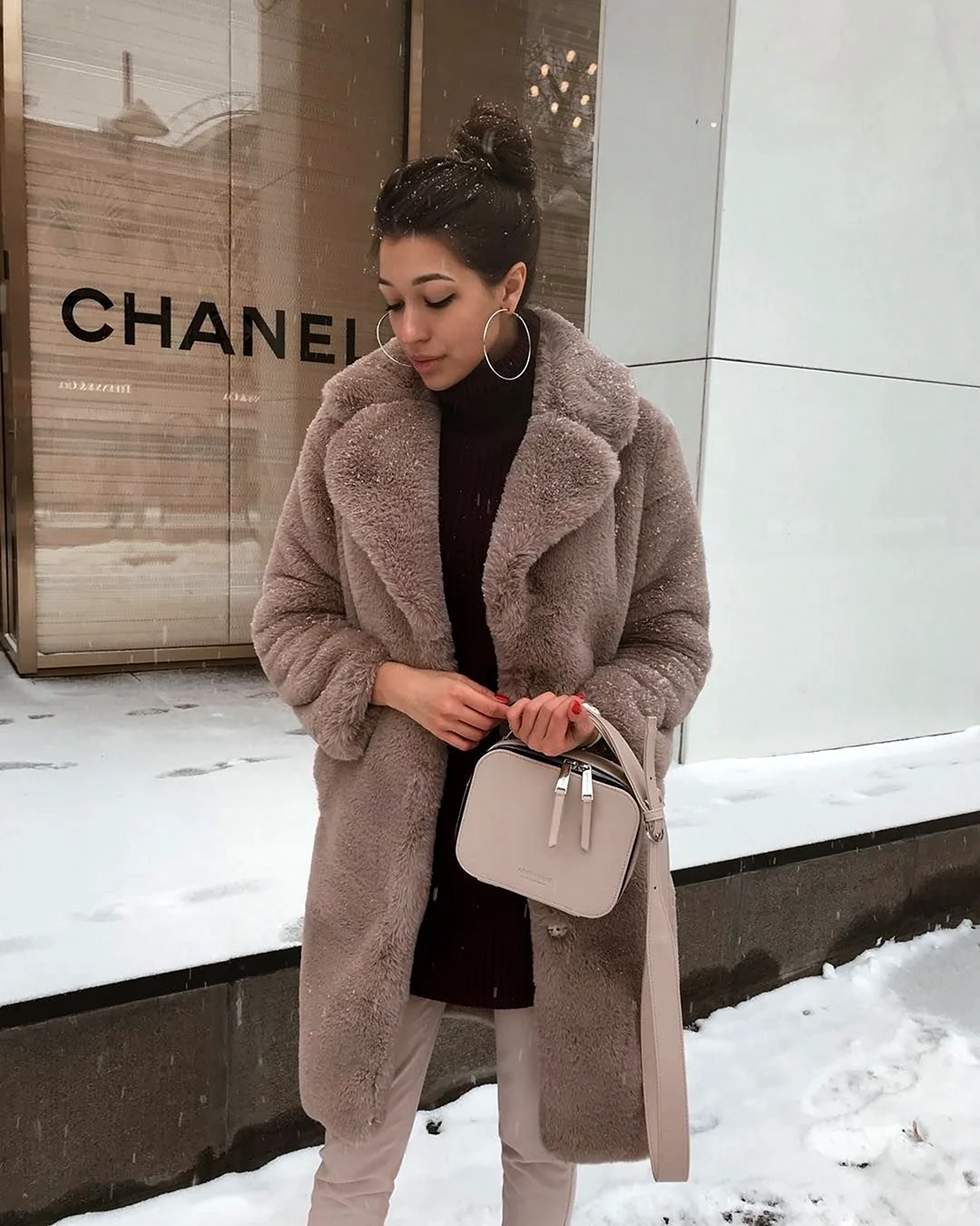 Ксения Бородина с шубы 2020