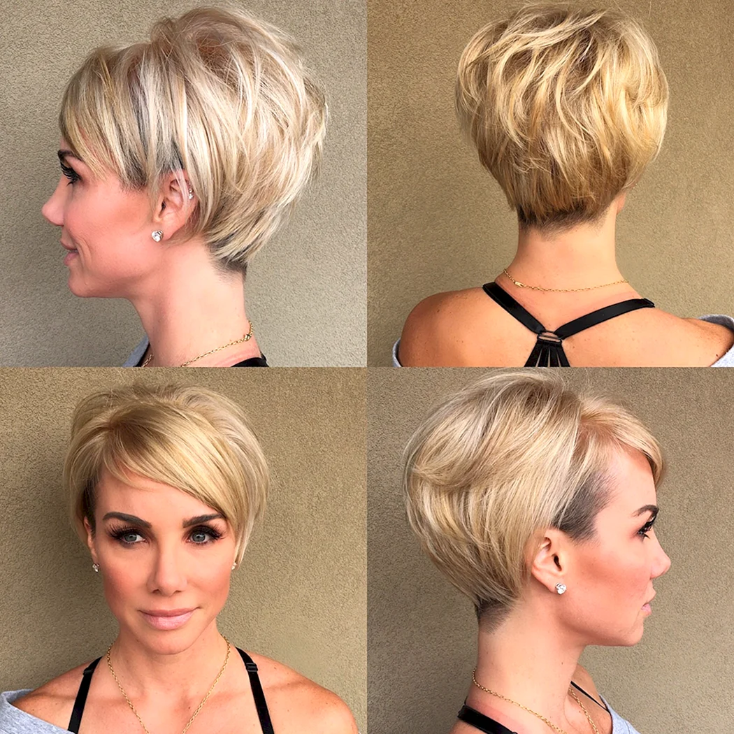 Стрижка Пикси-Боб на короткие волосы