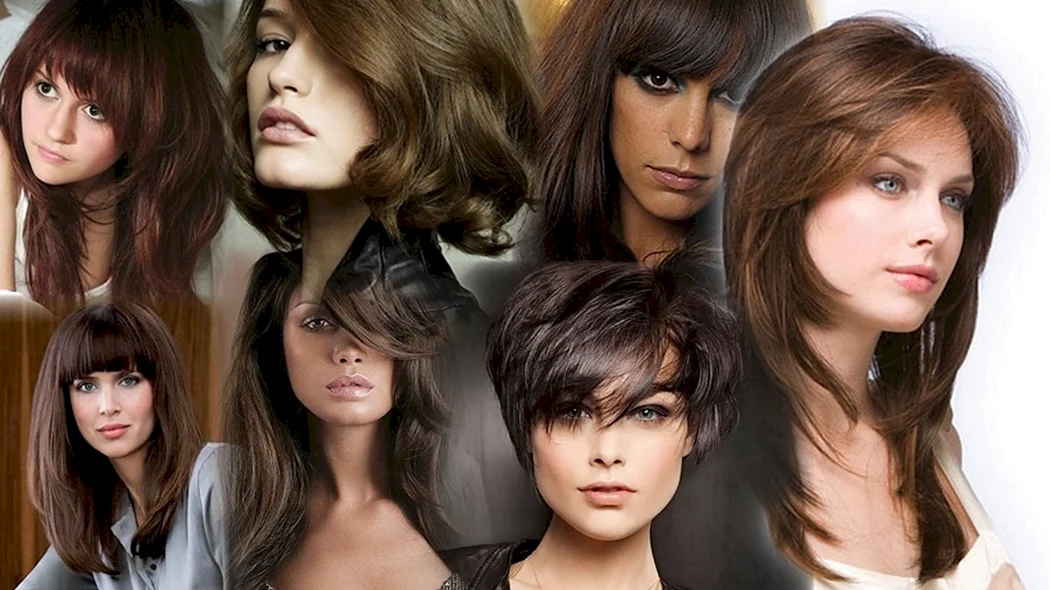 Стрижка на длинные густые волосы