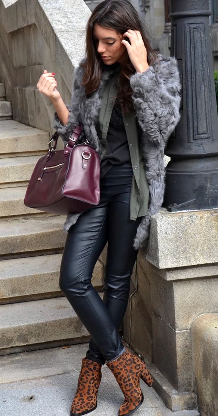 Куртка под ботильоны