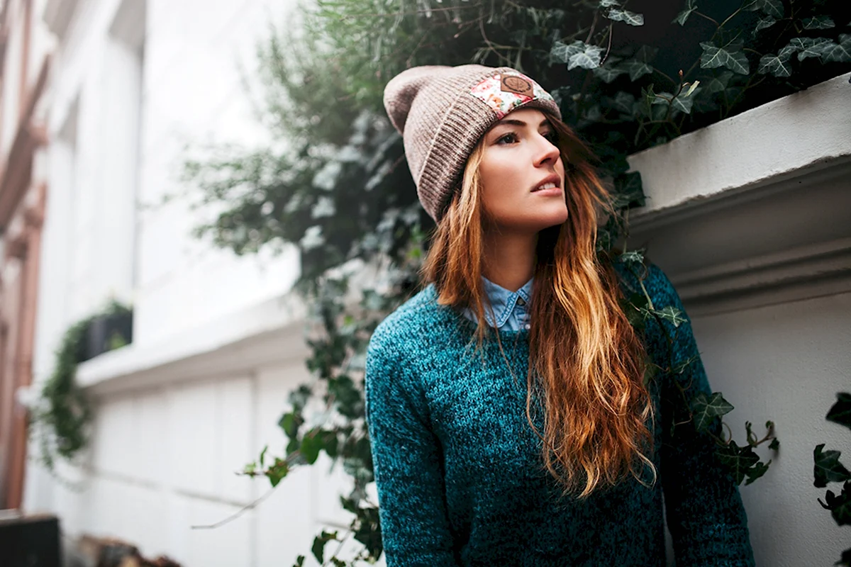 Фотосессия в шапке