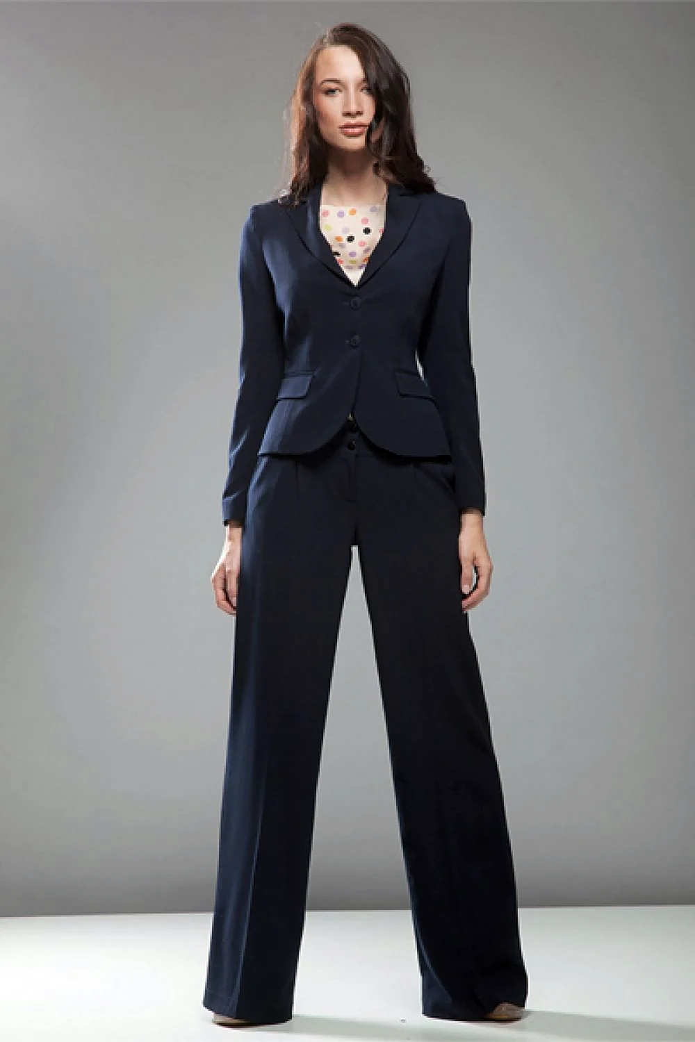 Брючный костюм женский с брюками палаццо