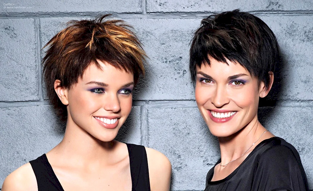 Стрижка Гарсон рваная