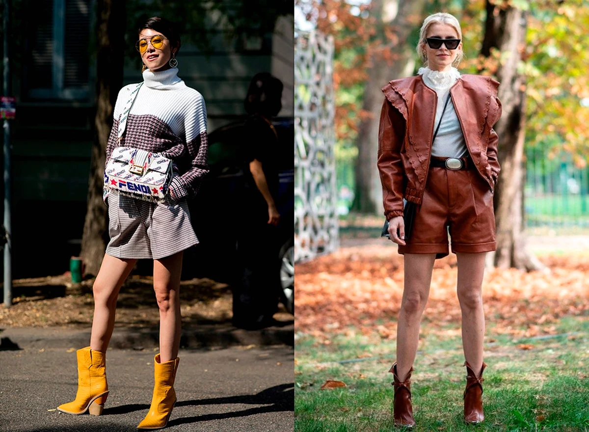 Сапоги казаки стрит стайл