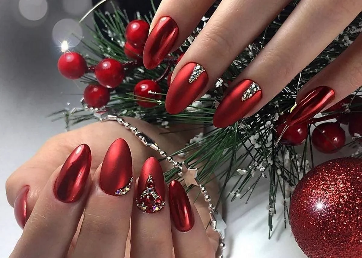 Ногти на новый год