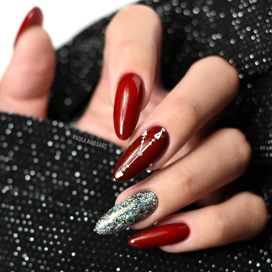 Ногти на новый год 2022