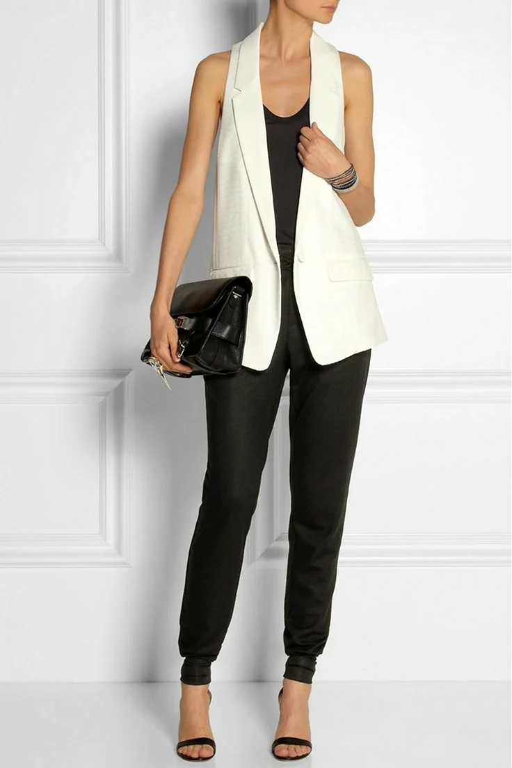 Пиджак без рукавов женский