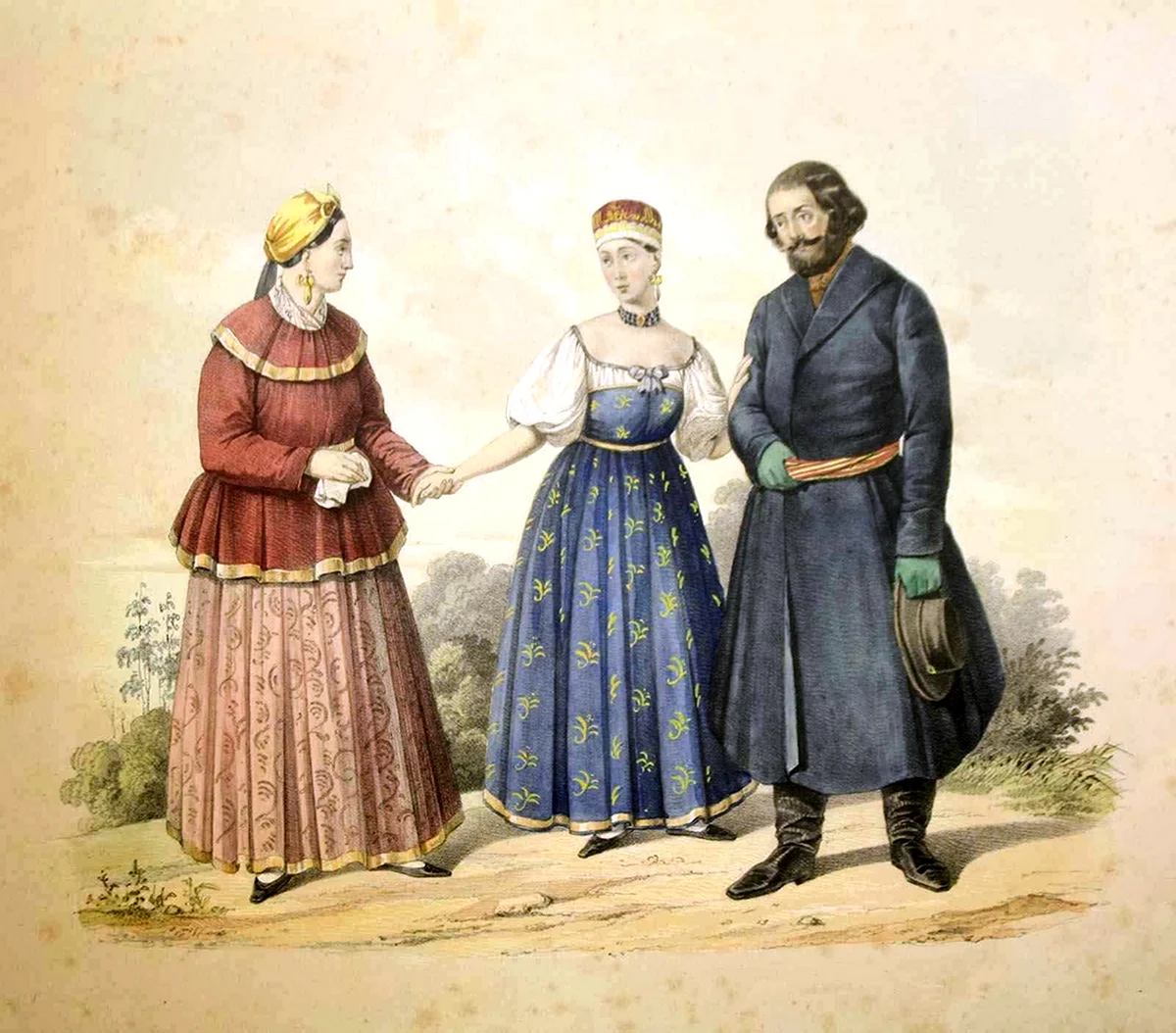 Национальный костюм Олонецкая Губерния