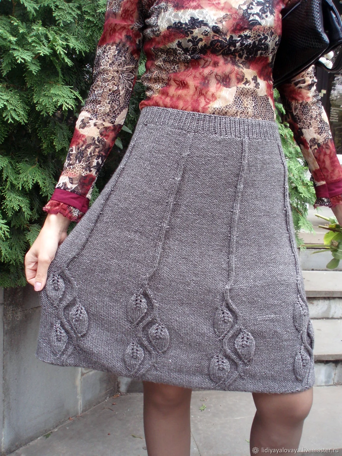 Вязаные юбки