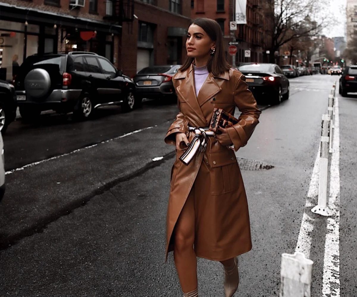 Образы с кожаным Тренчем