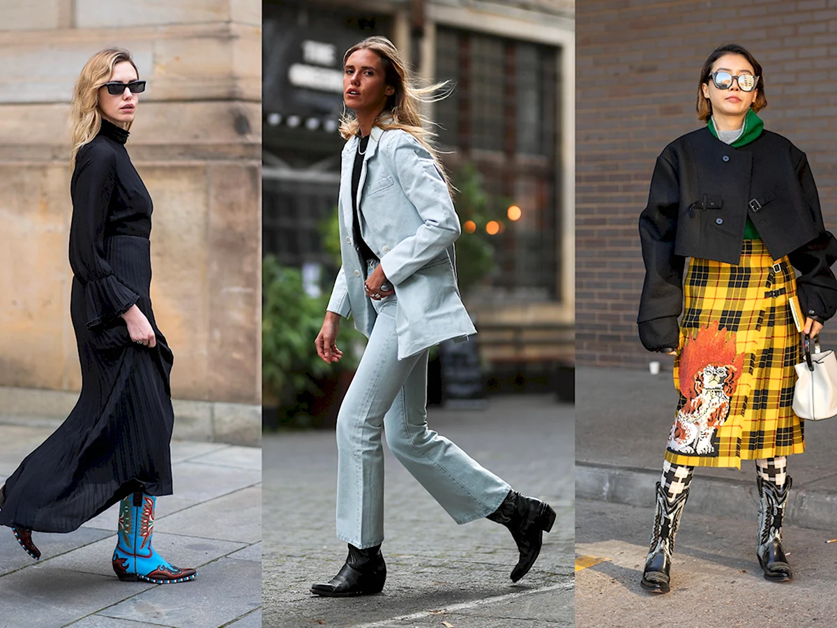 С чем носить казаки