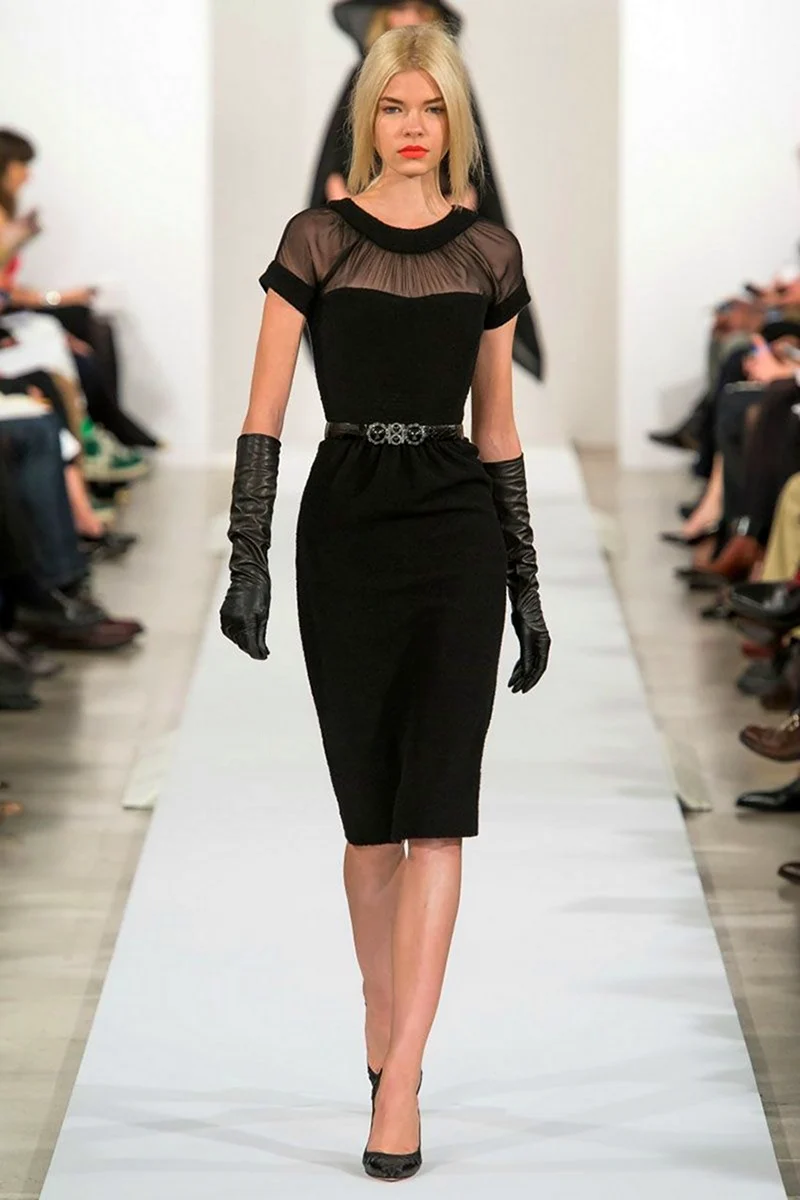 Платье Oscar de la Renta в стиле Шанель