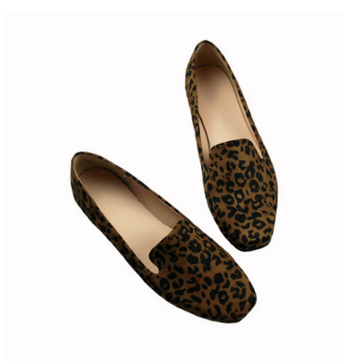 Лоферы леопардовые женские