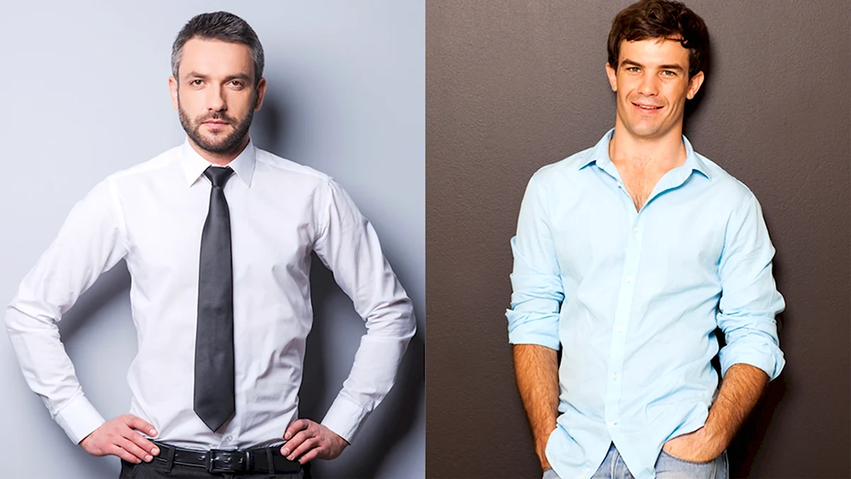 Мужчина в рубашке