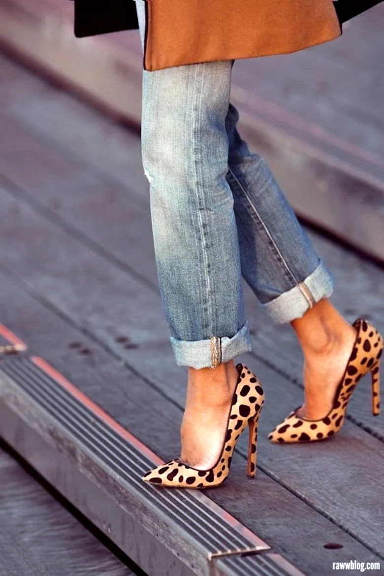 Леопардовые туфли