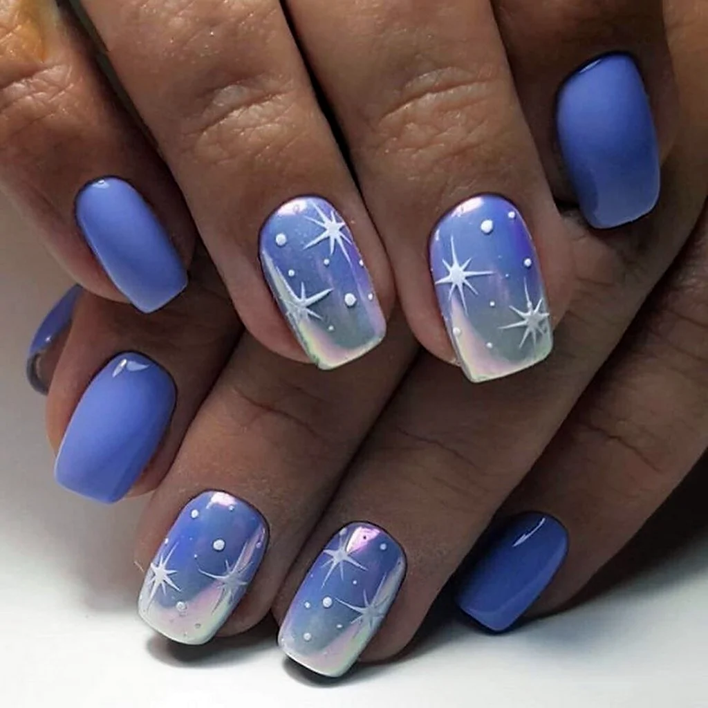 Зимний маникюр