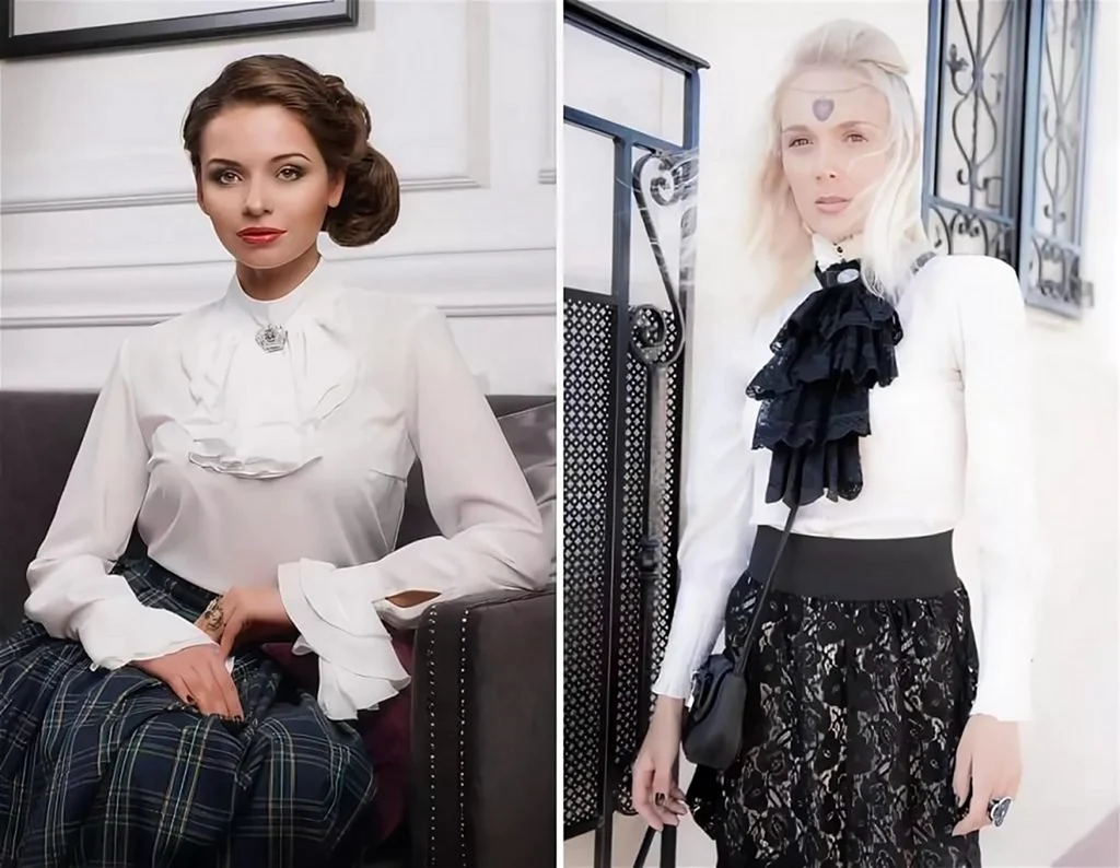 Блузка с камеей