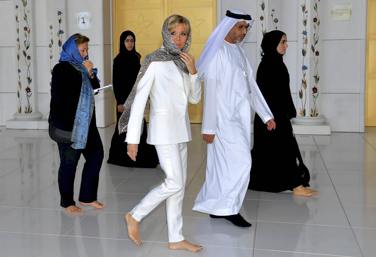 Бриджит Макрон в Абу Даби