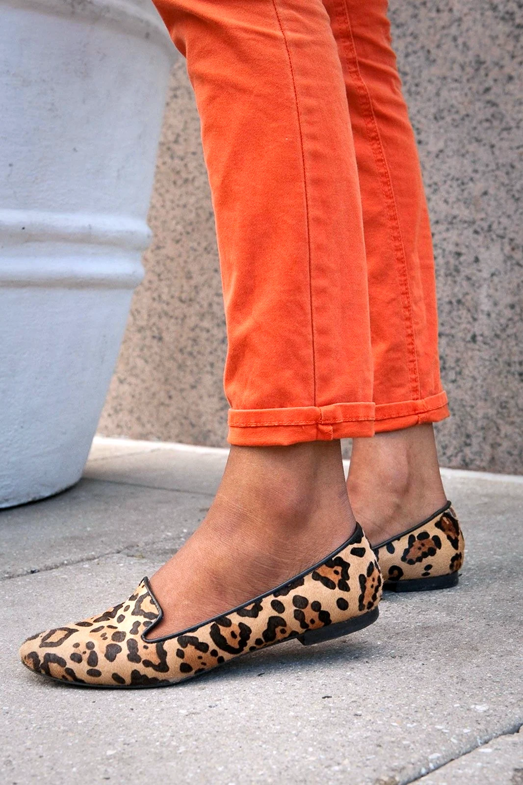 Леопардовые туфли Street Style