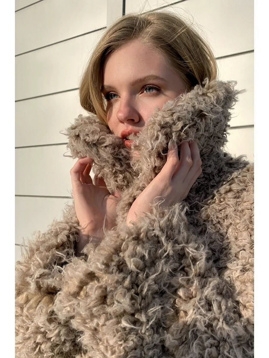 Куртка из барашка женская