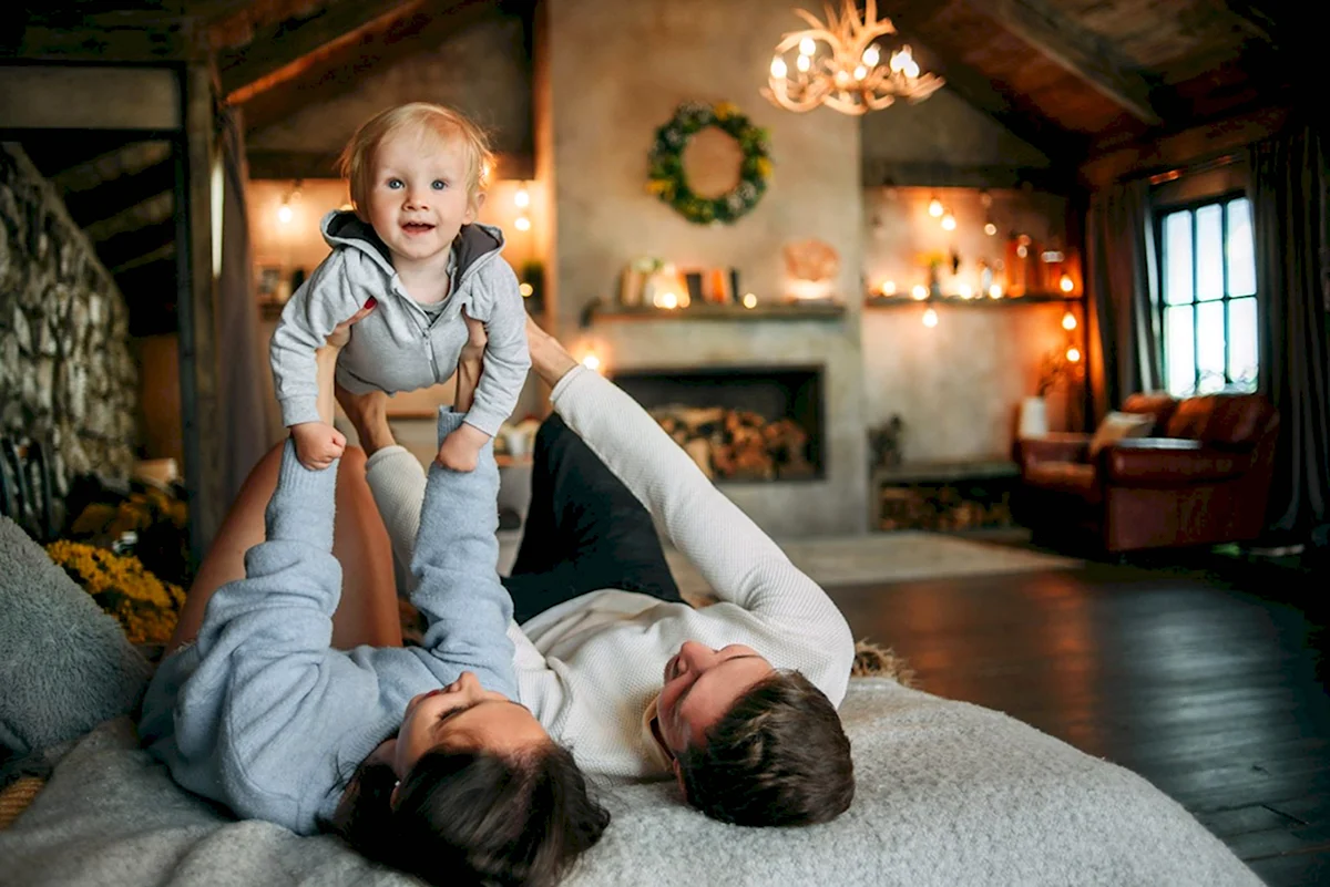 Семейная фотосессия в студии