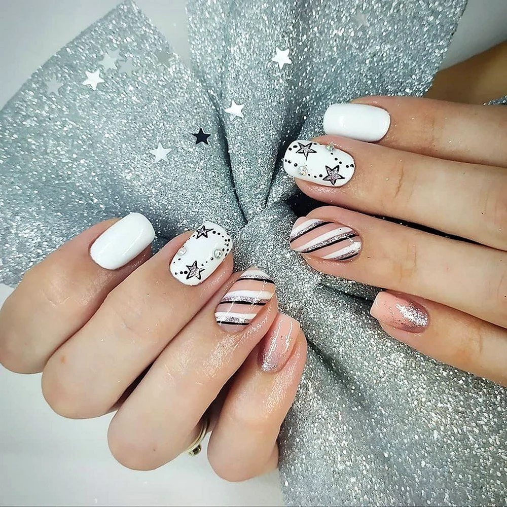 Маникюр на новый год