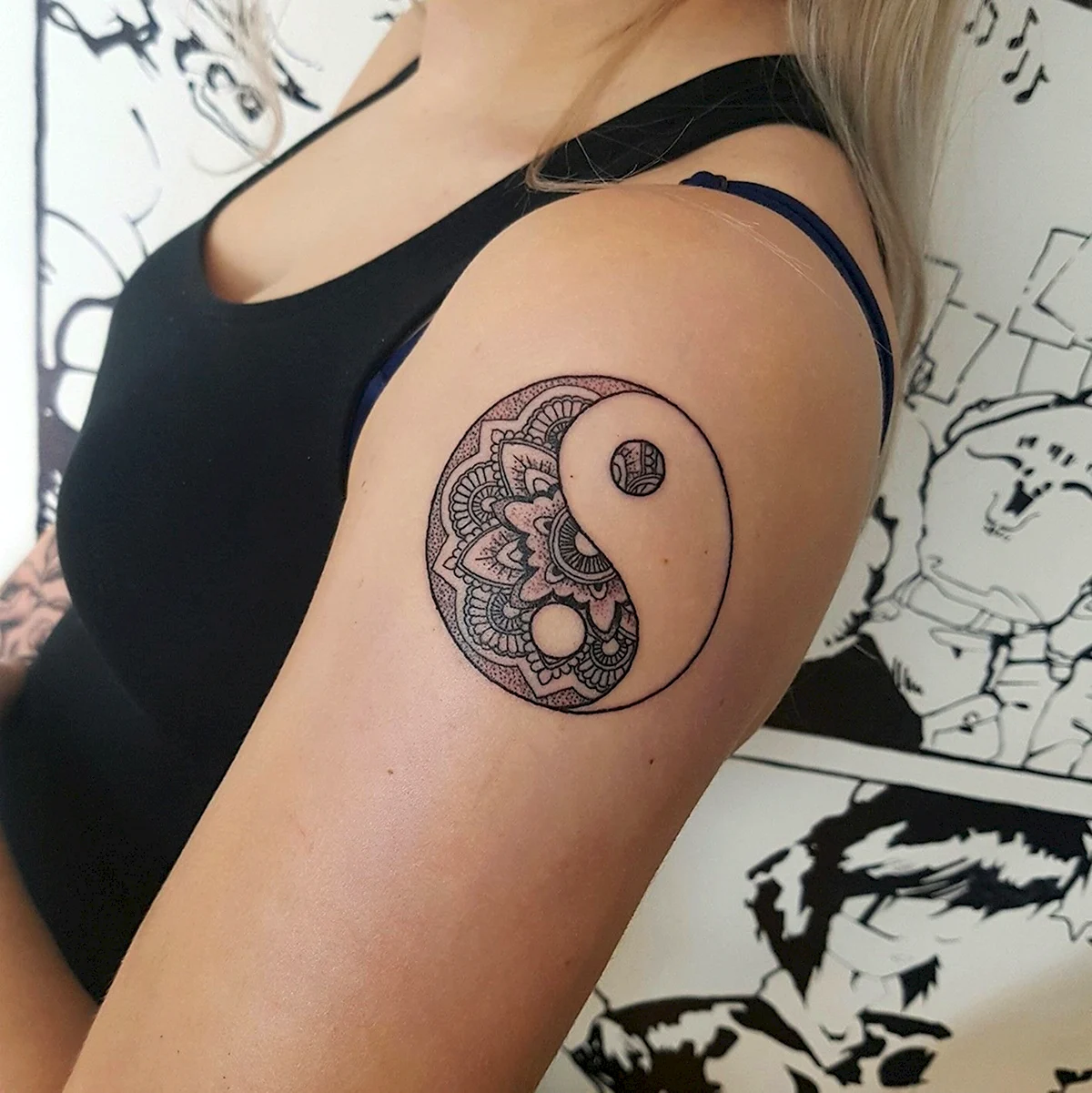 Тату Инь Янь