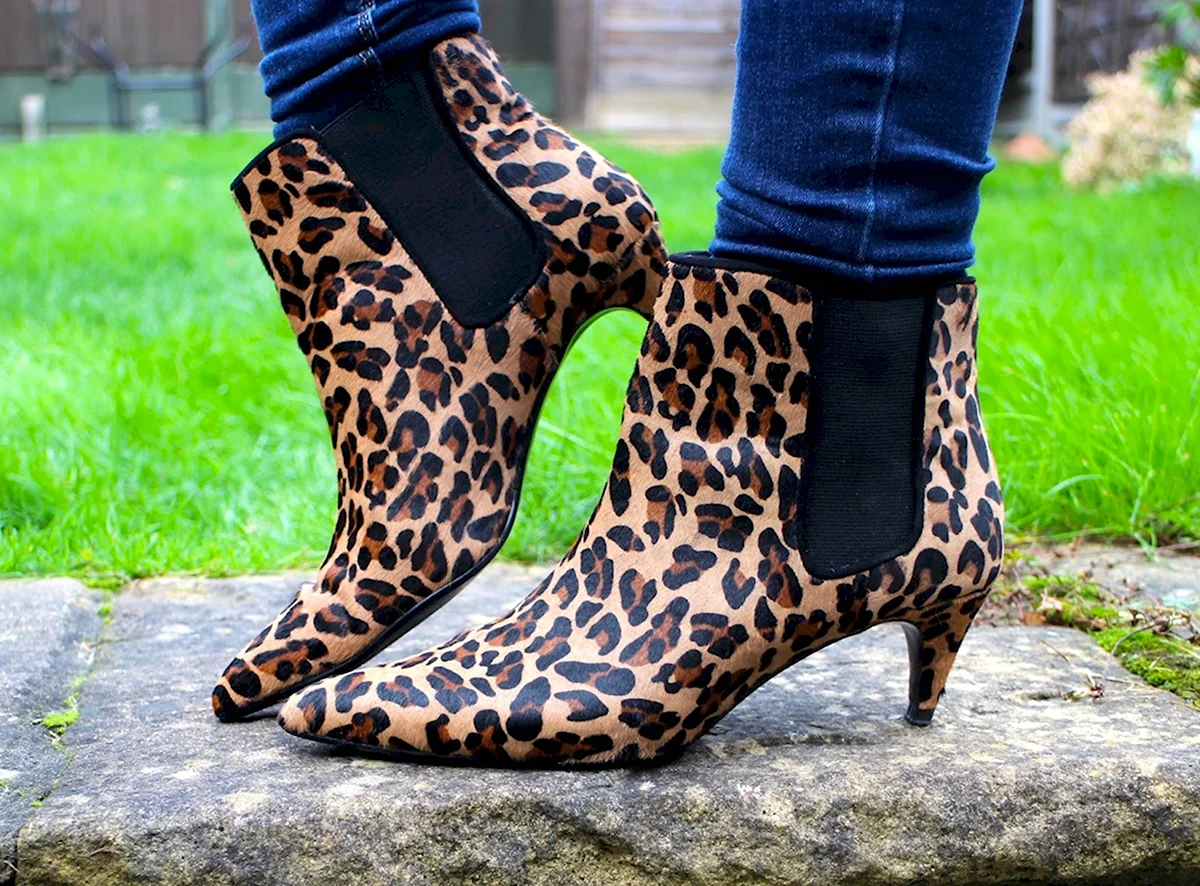 Ботильоны Zara Leopard