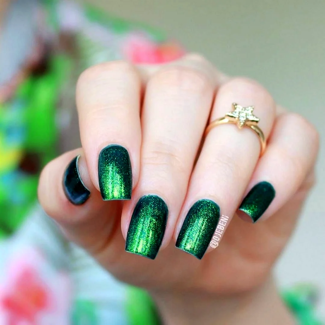 Zoya Green Nail