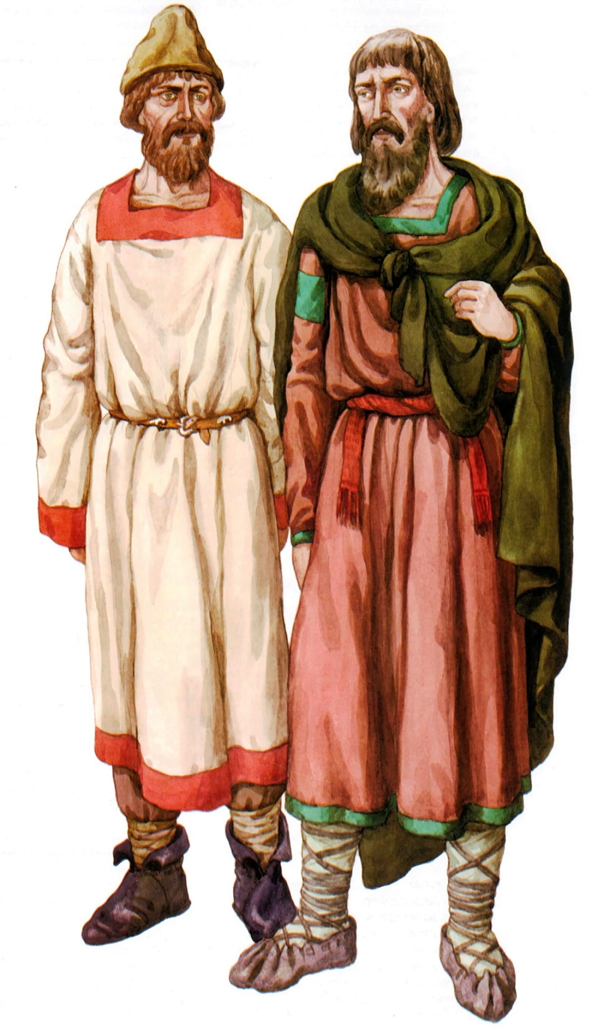 Одежда древней Руси 9-11 века