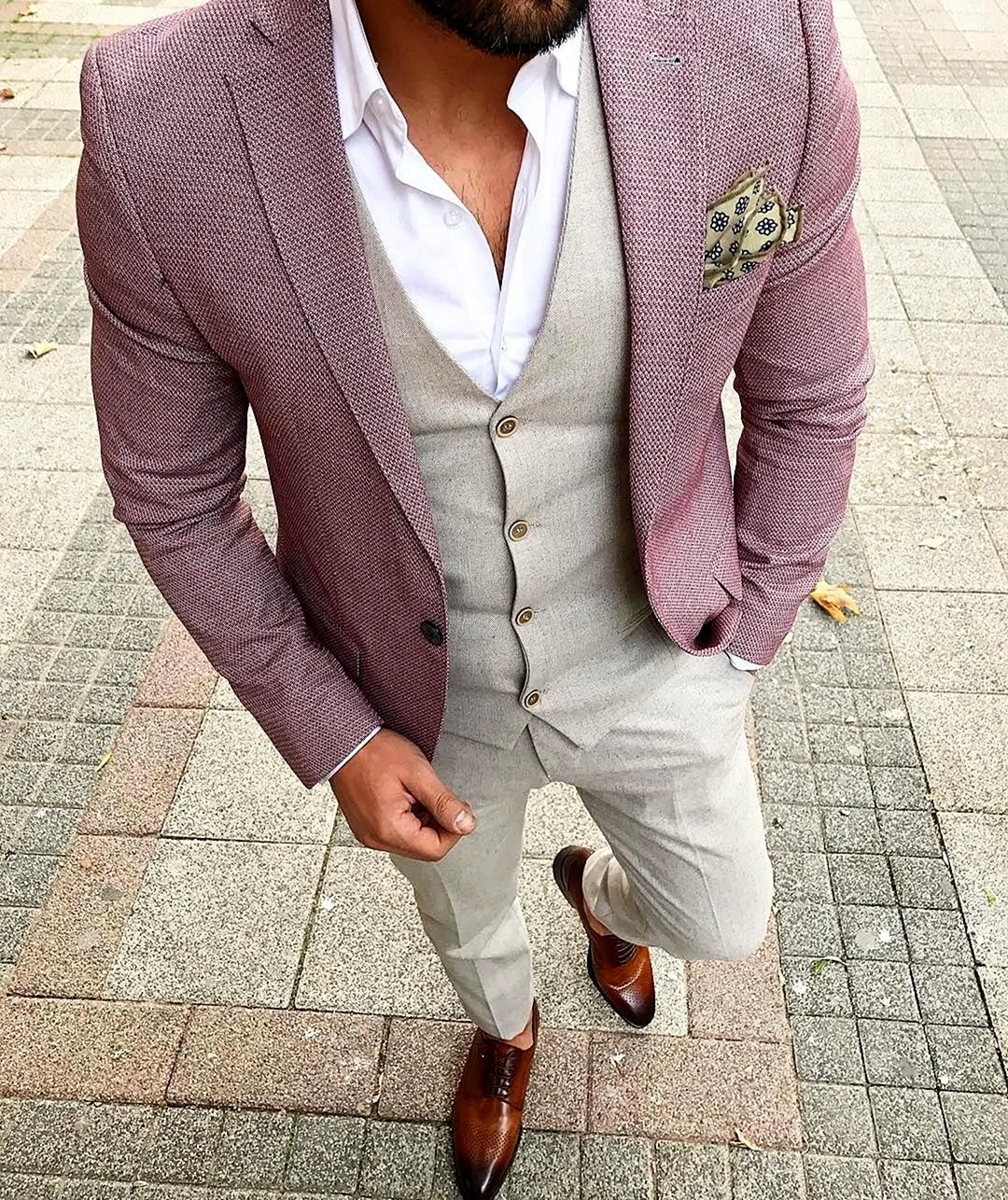 Мужской стиль с пиджаком