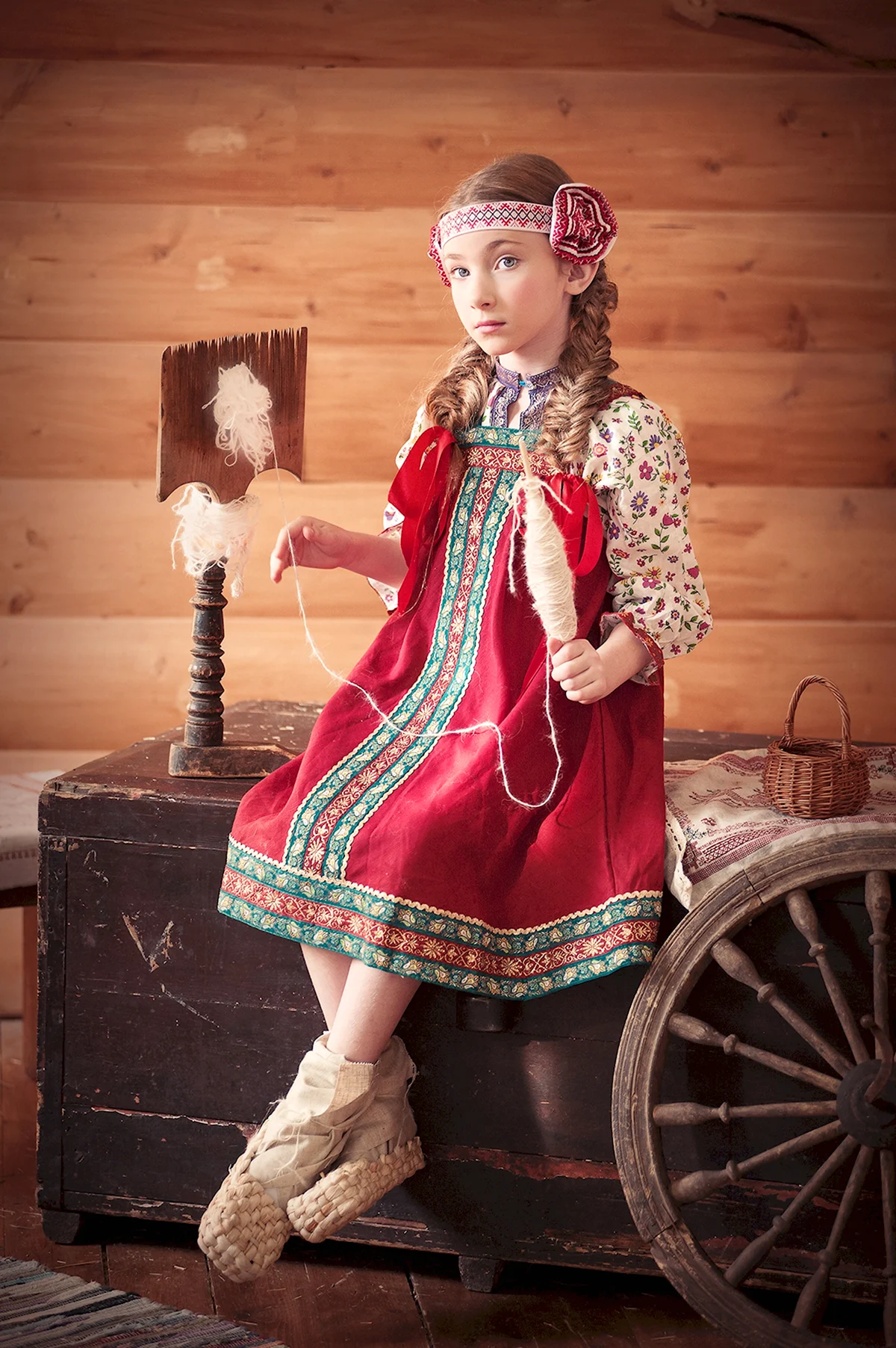 Русский народный костюм для девочки