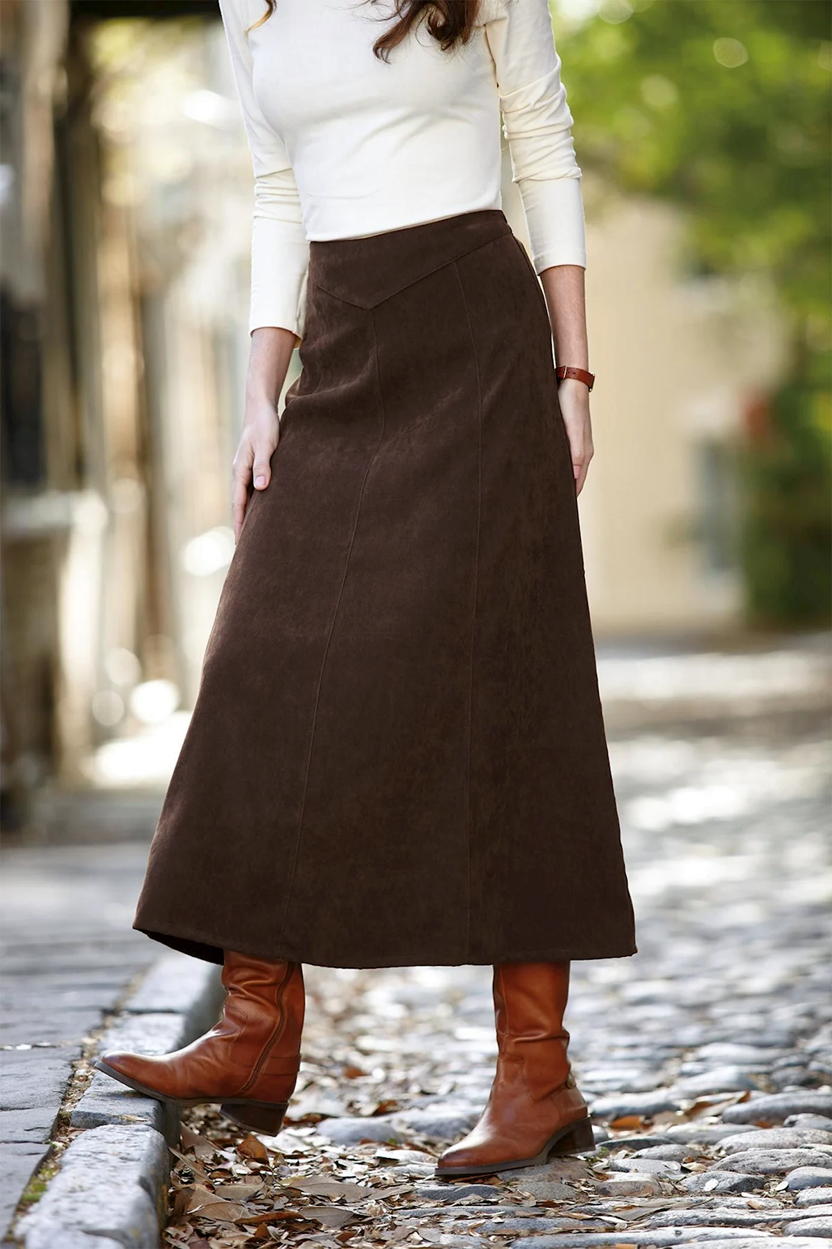 Длинные осенние юбки