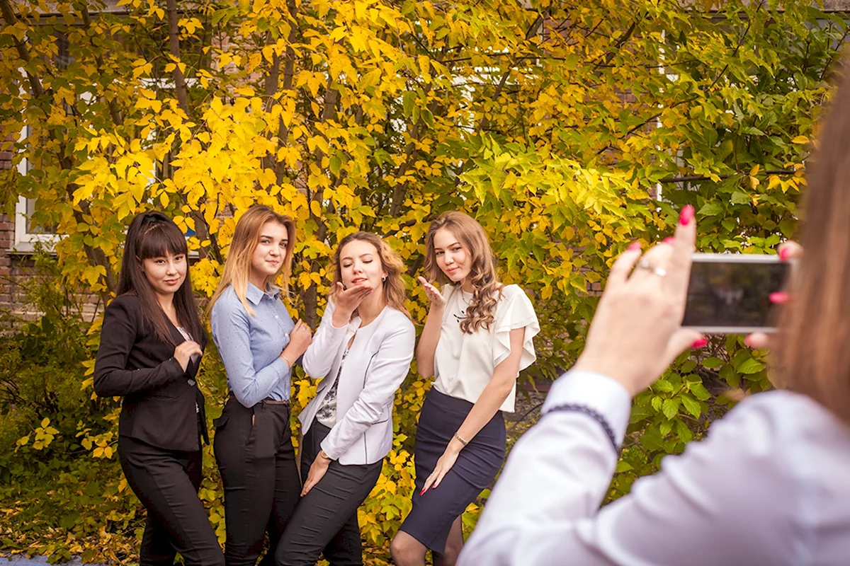 Осенняя фотосессия выпускников