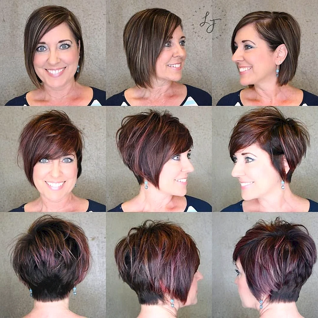 Каре Пикси Боб для полных