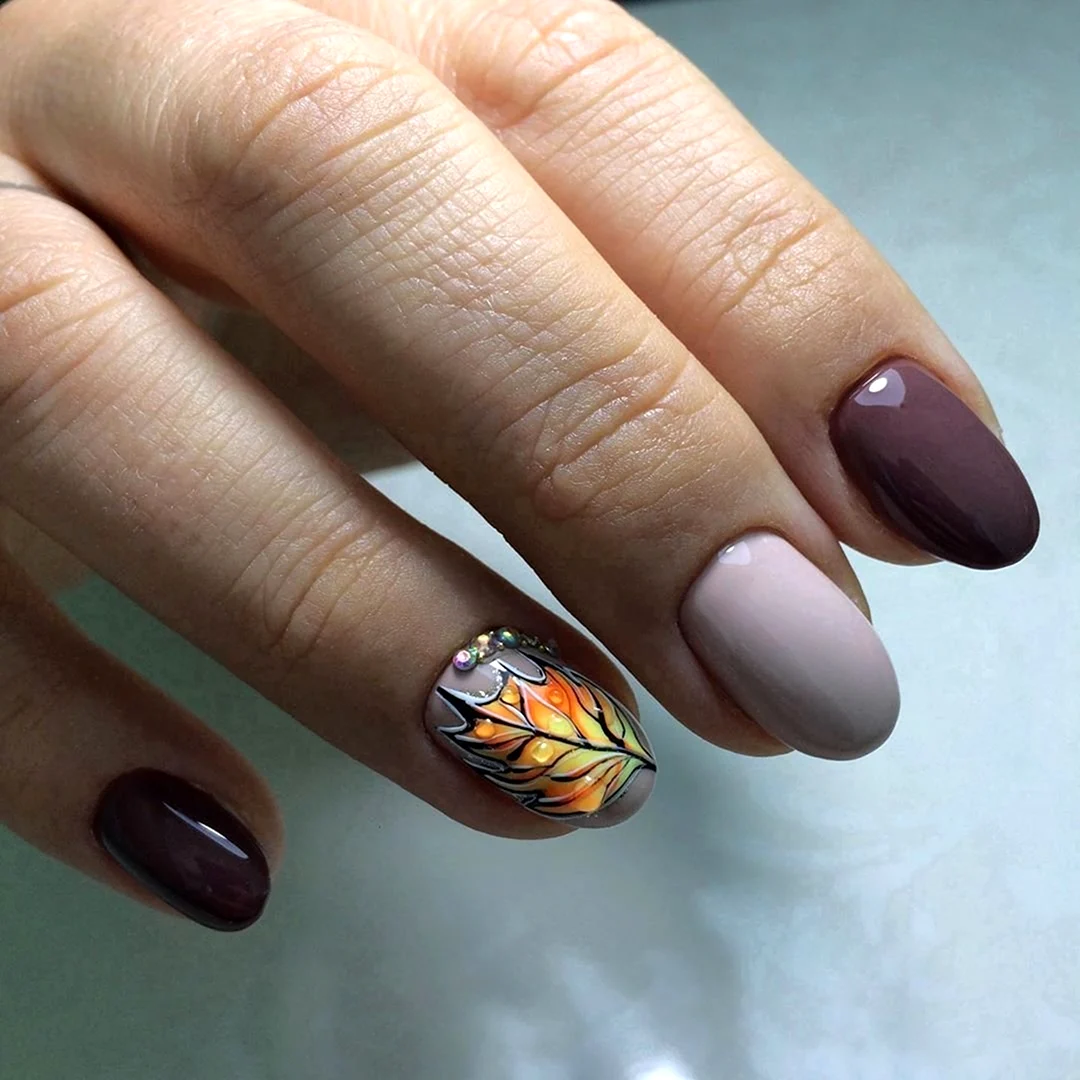 Осенний маникюр