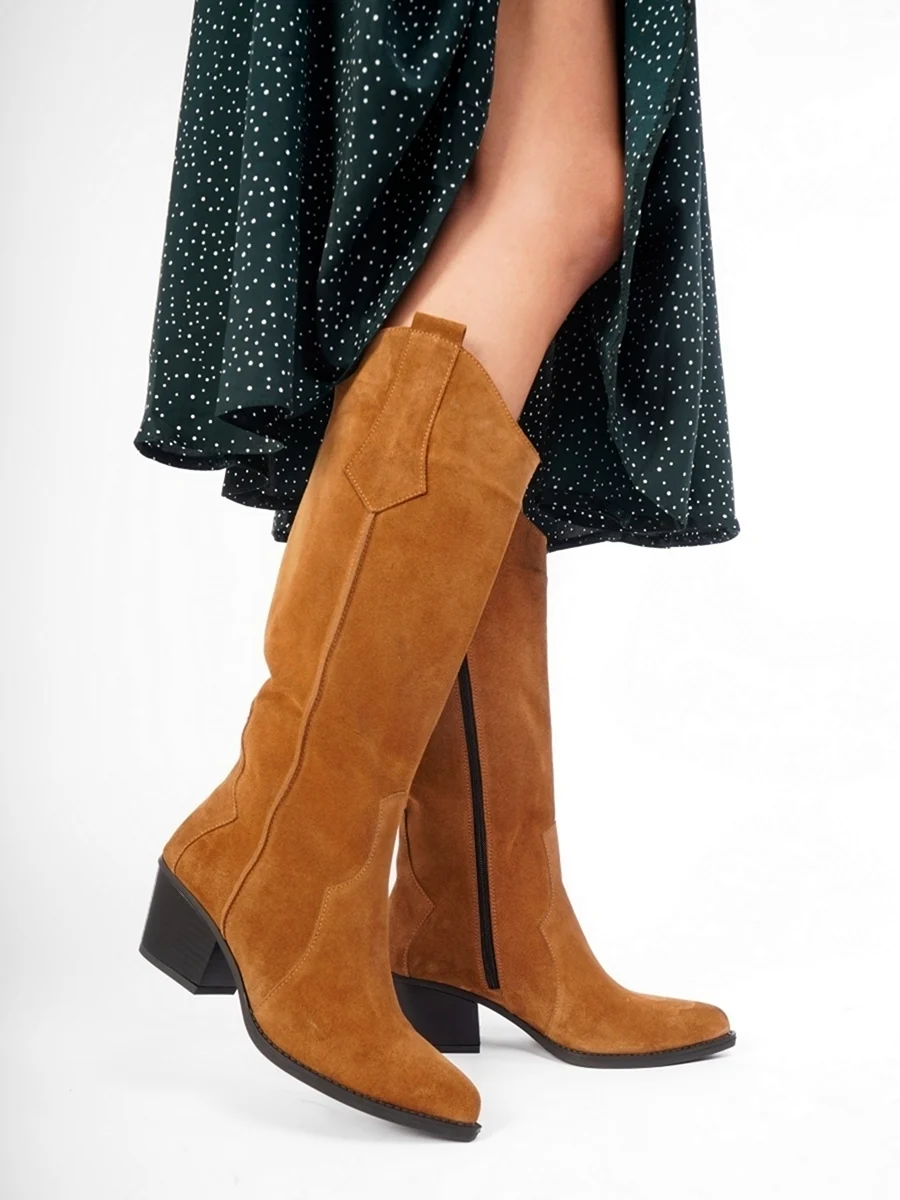 Сапоги осенние казаки женские