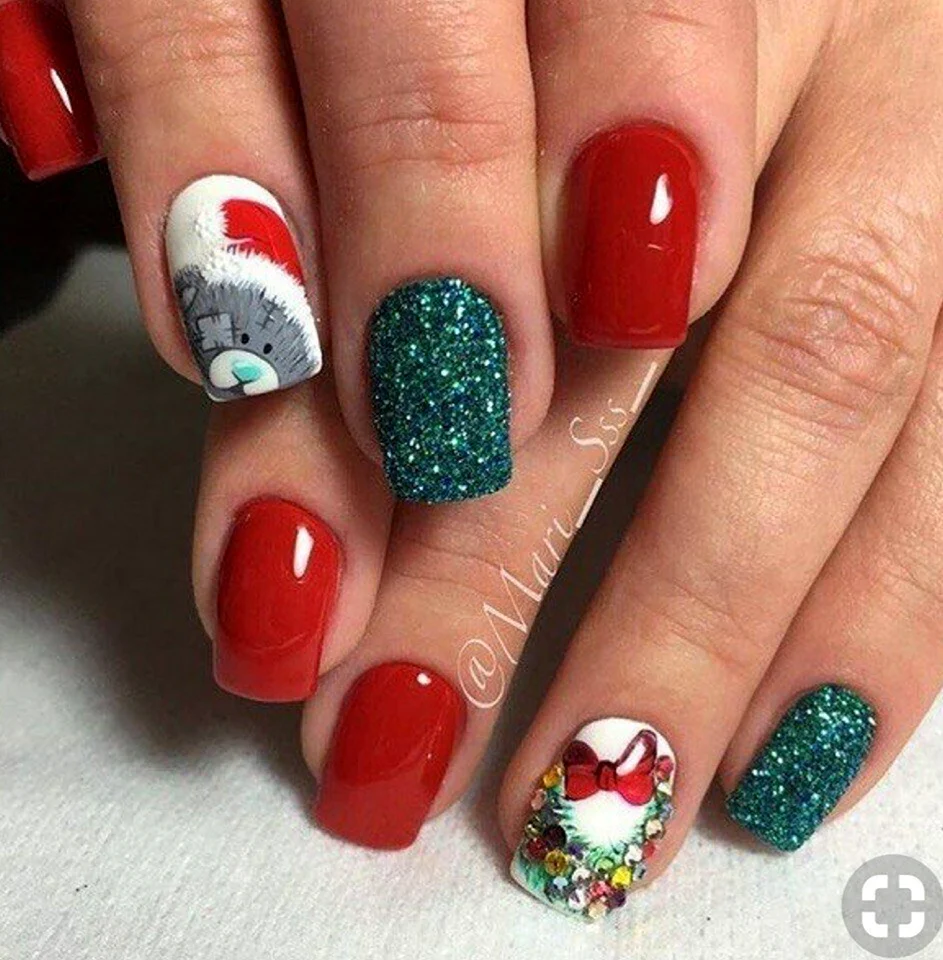 Маникюр на новый год