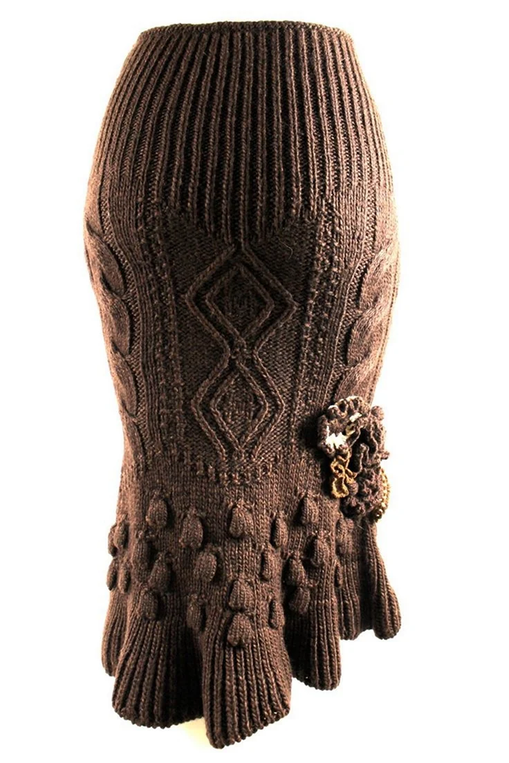 Alexander MCQUEEN юбка вязаная