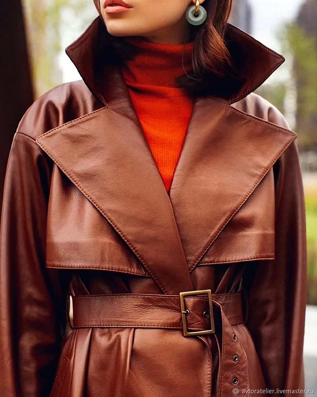 La Perla кожаный тренч