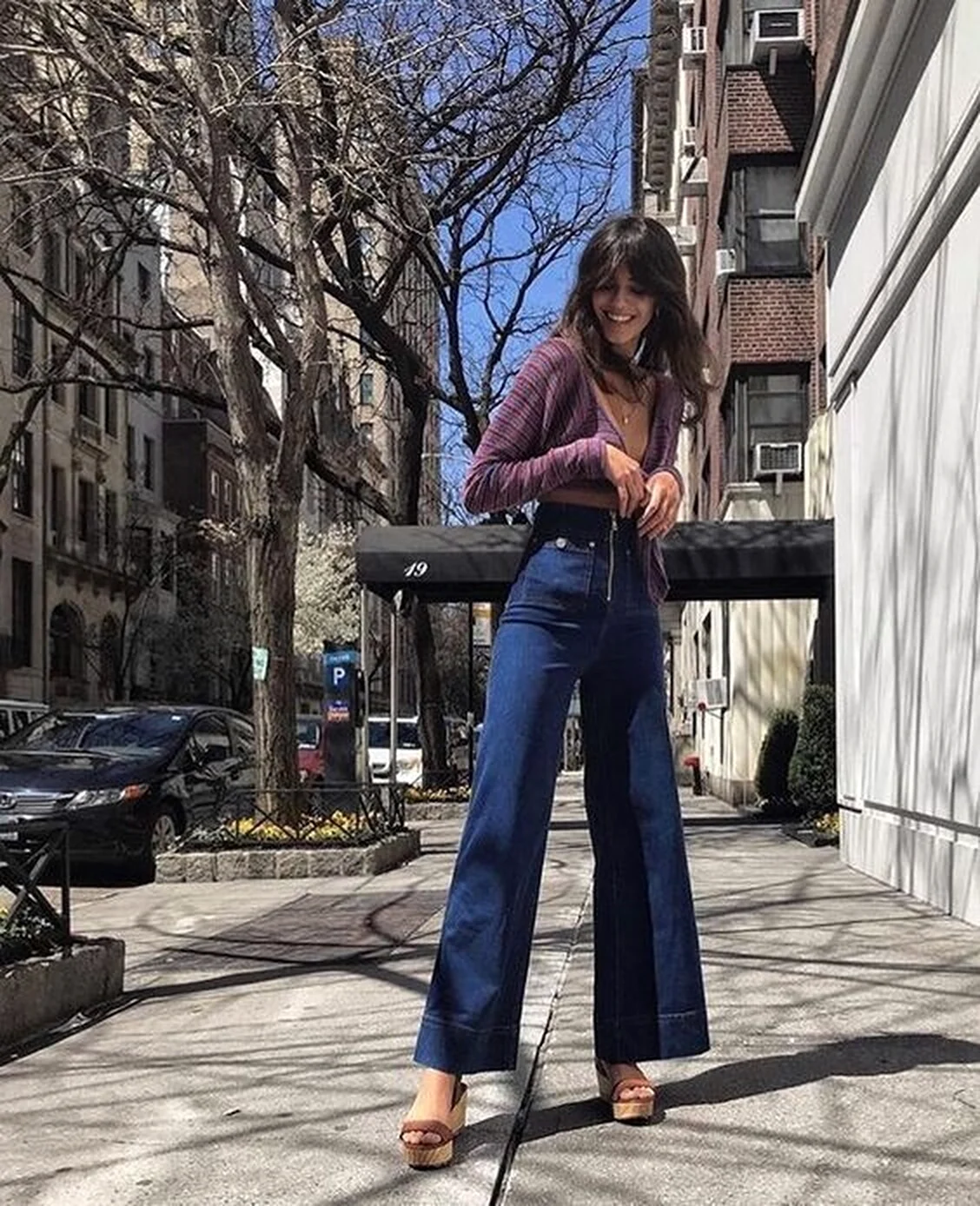 Джинсы клеш тренд 2020