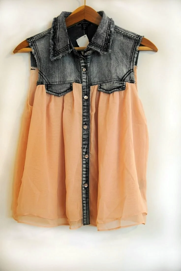 Кастомайзинг джинсовой рубашки