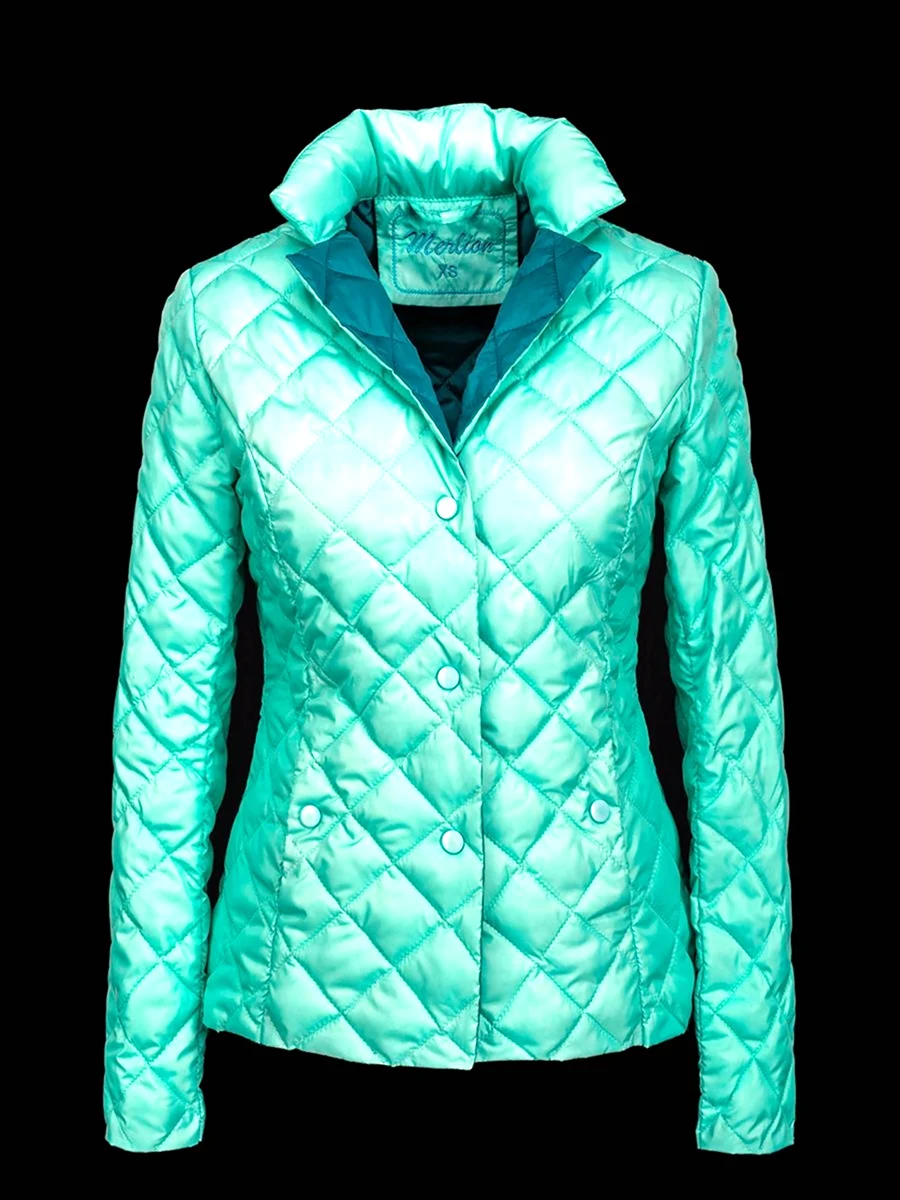 Демисезонная куртка женская next 16u бирюзовая