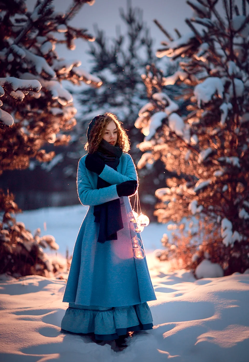 Фотосессия зимой