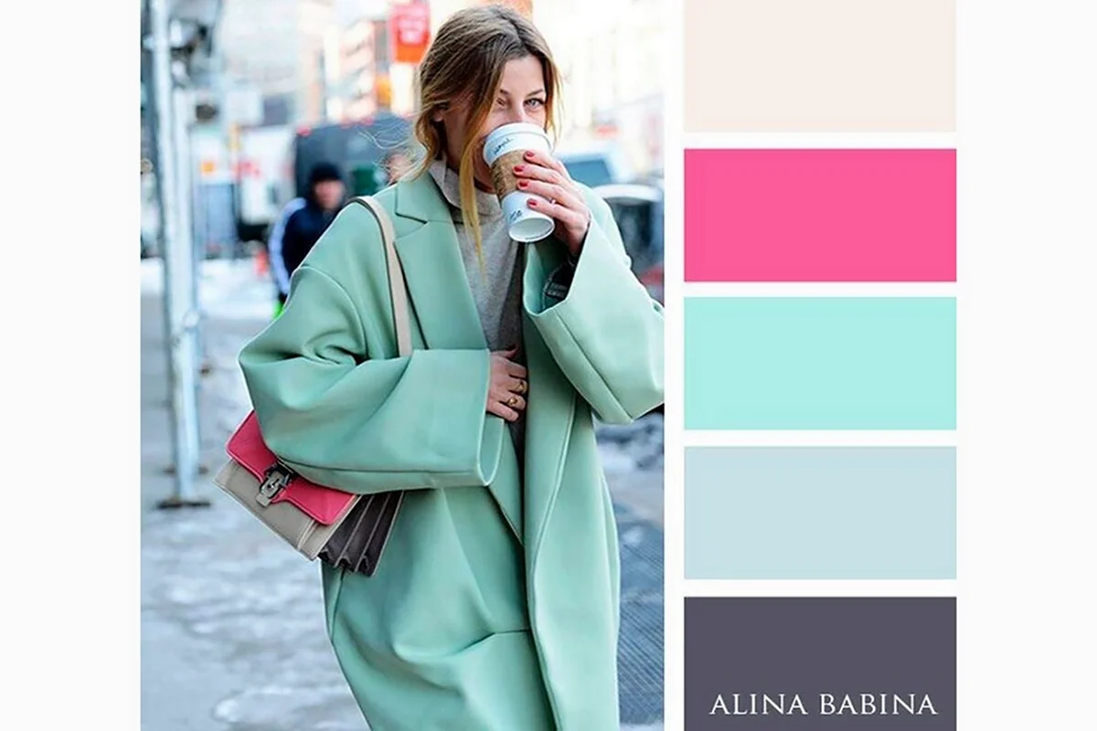 Мятный цвет сочетание