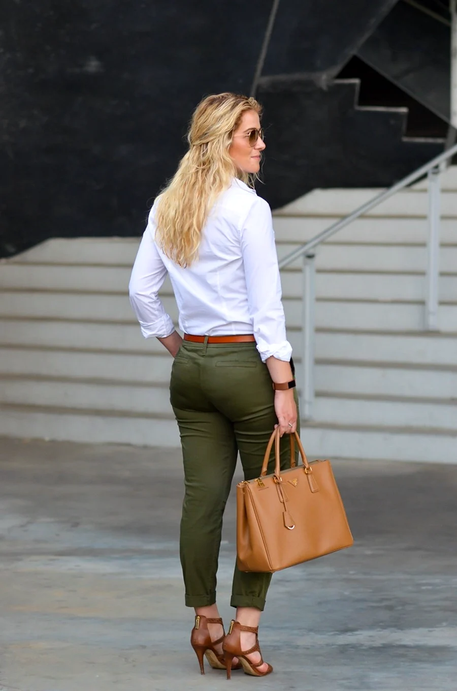 Юбка чинос у заезд