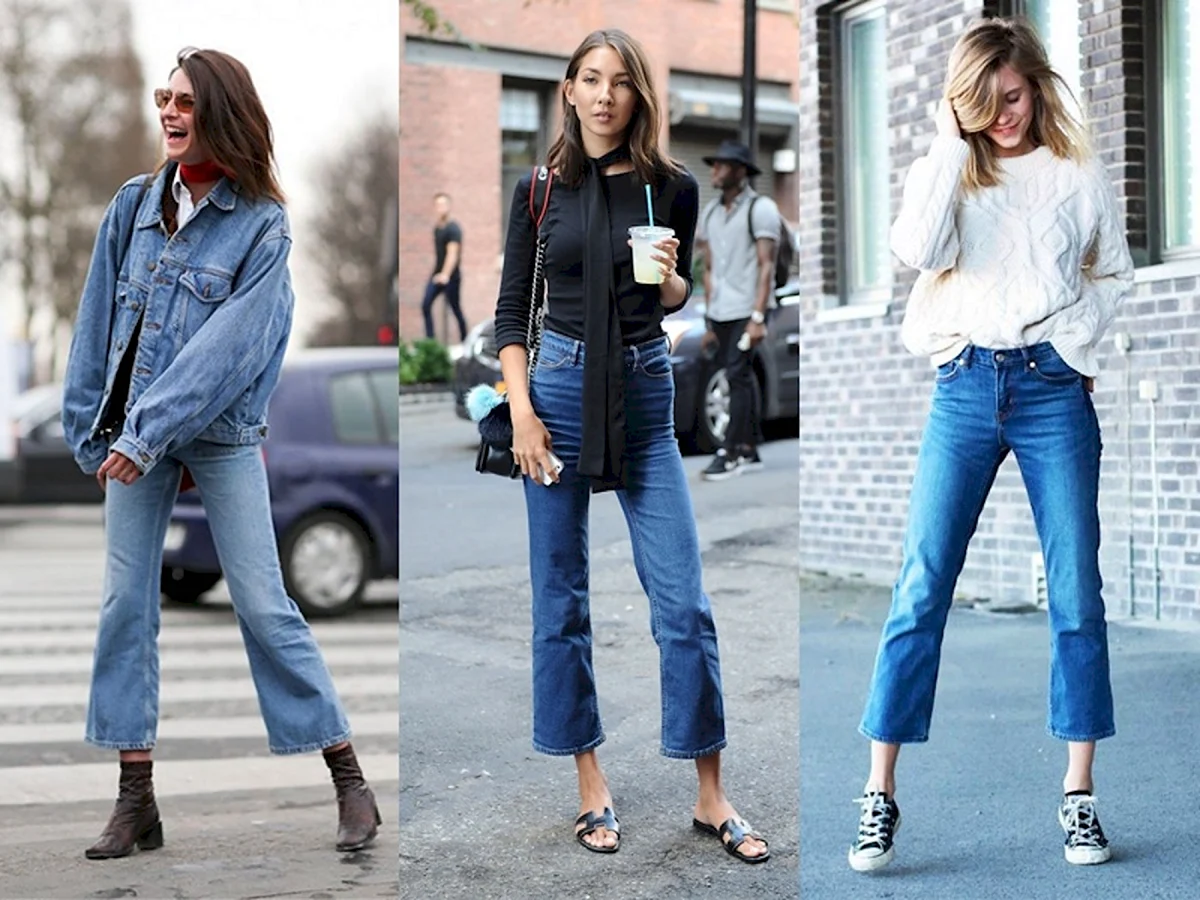 Обувь под укороченные джинсы