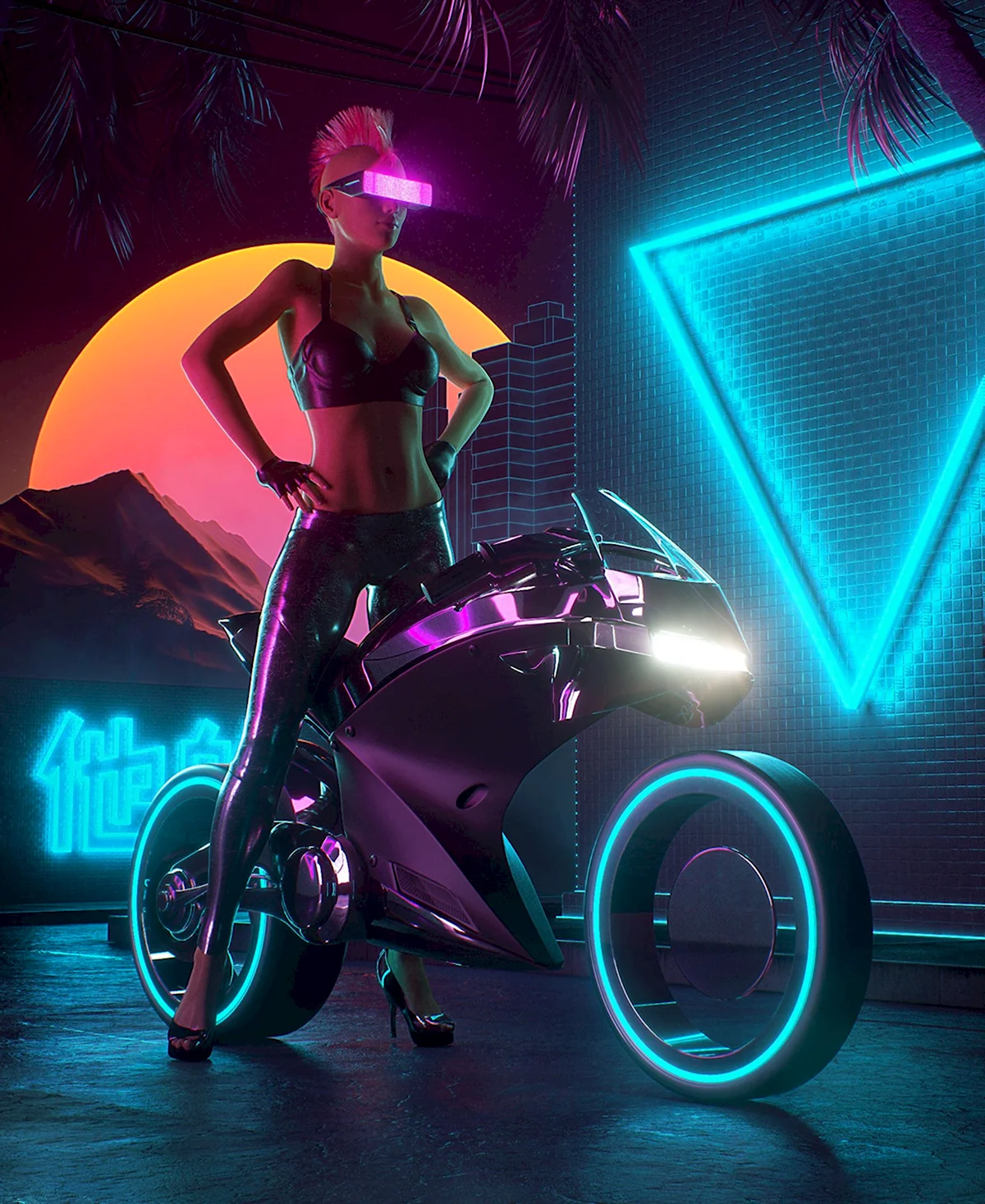 Cyberpunk 2077 мотоциклы